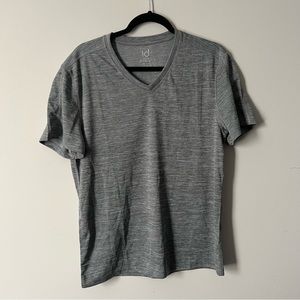 Men’s Ideology V-Neck Performance Tee in Stormy Heather Gray